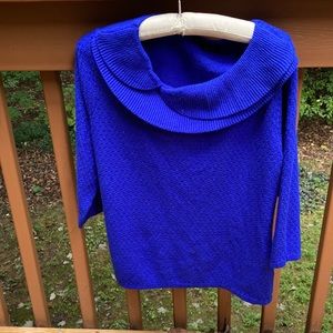 Napa Valley blue sweater